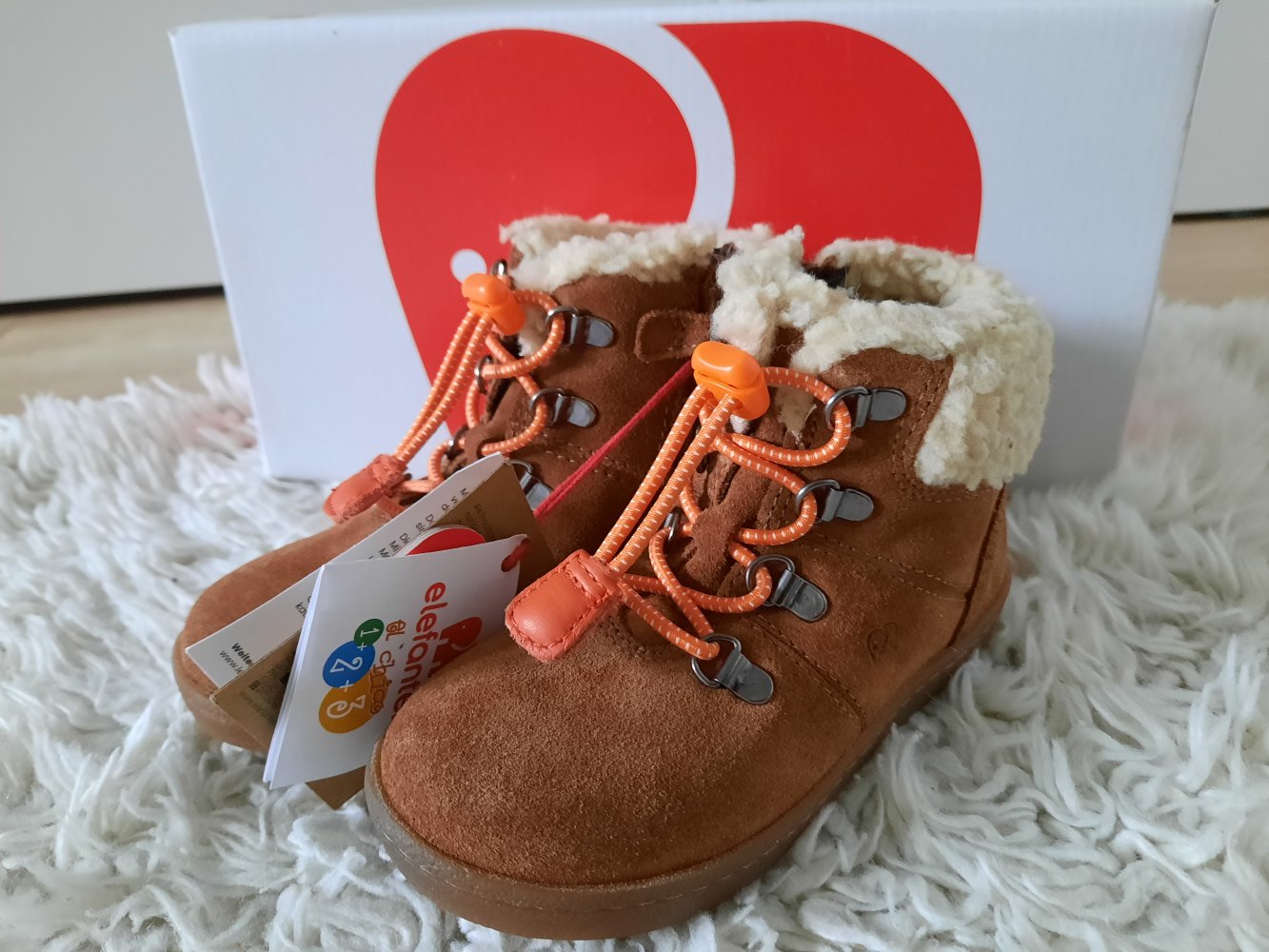 Neu Elefanten Kinder Winterschuhe gefüttert Stiefel Schneestiefel Boots Unisex Gr 24