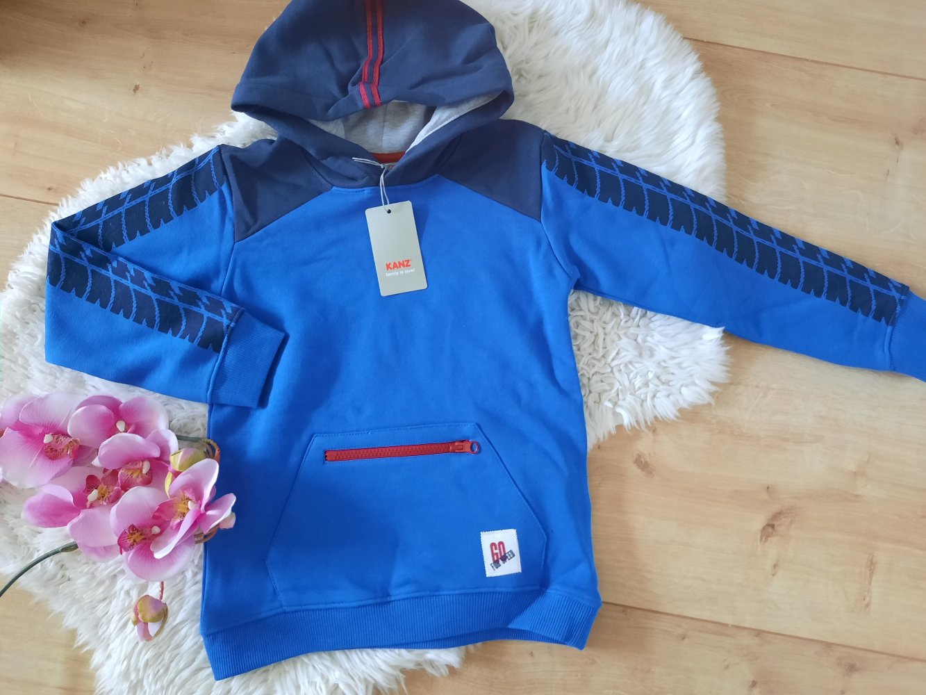 NEU mit Etikett Kanz Hoodie Kapuzenpullover Sweater Gr 122