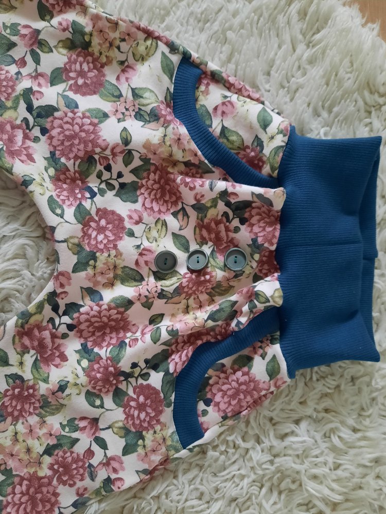 Neu handmade Mädchen Pumphose Blütentraum & Bandeau Stirnband 98/104