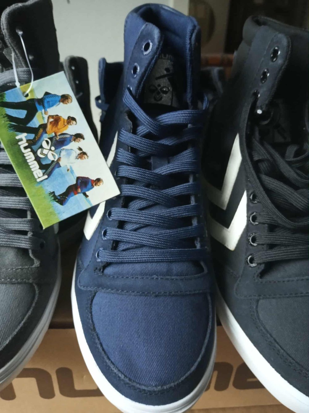 Sneaker Hummel Slimmer Stadil High in grau, blau und schwarz NEU! VB!