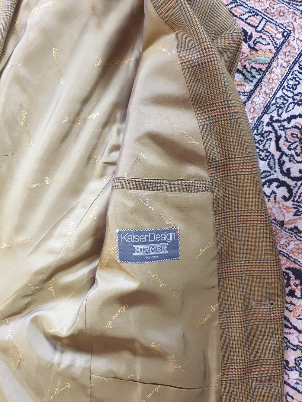 Sakko Blazer Kaiser Design by Roydale Huddensfield Glencheck Gr 102, ungetragen