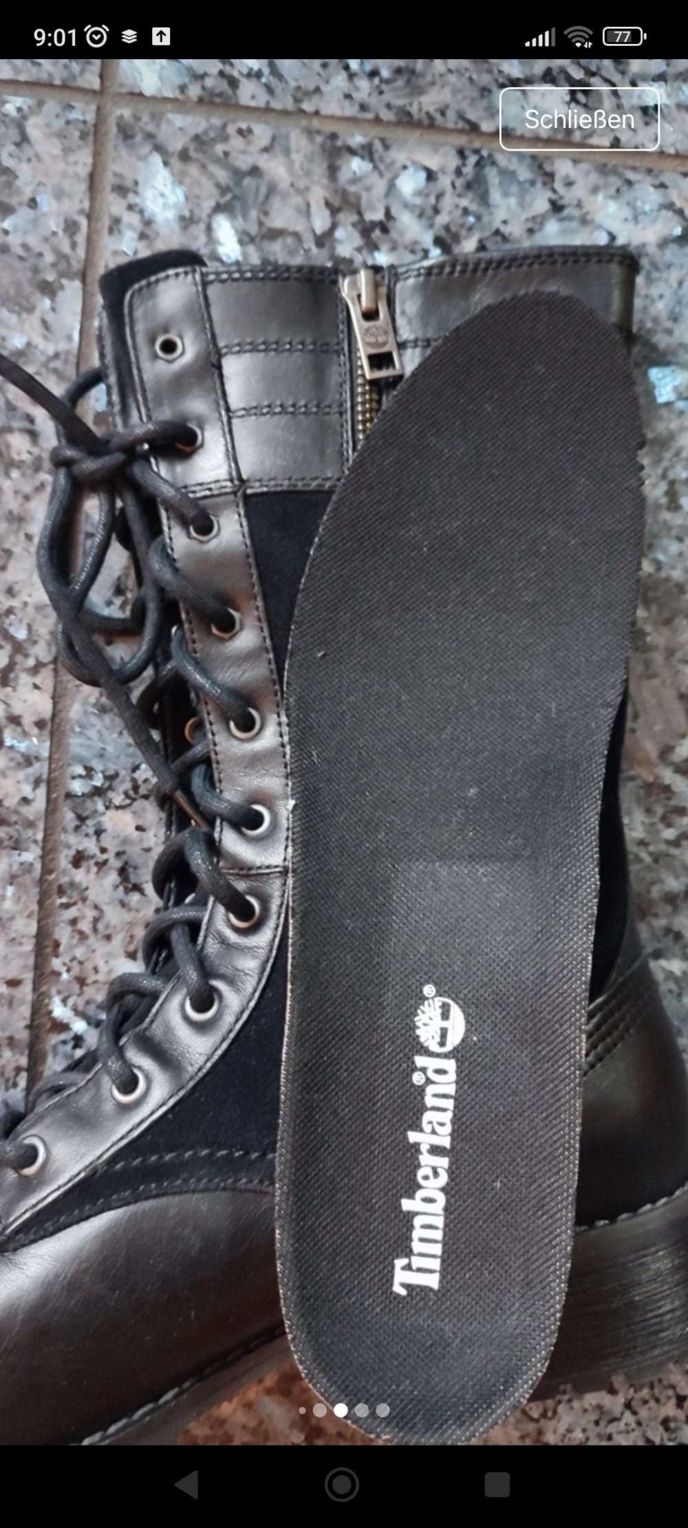 Lederstiefel Timberland 38,5 Stratham Heights