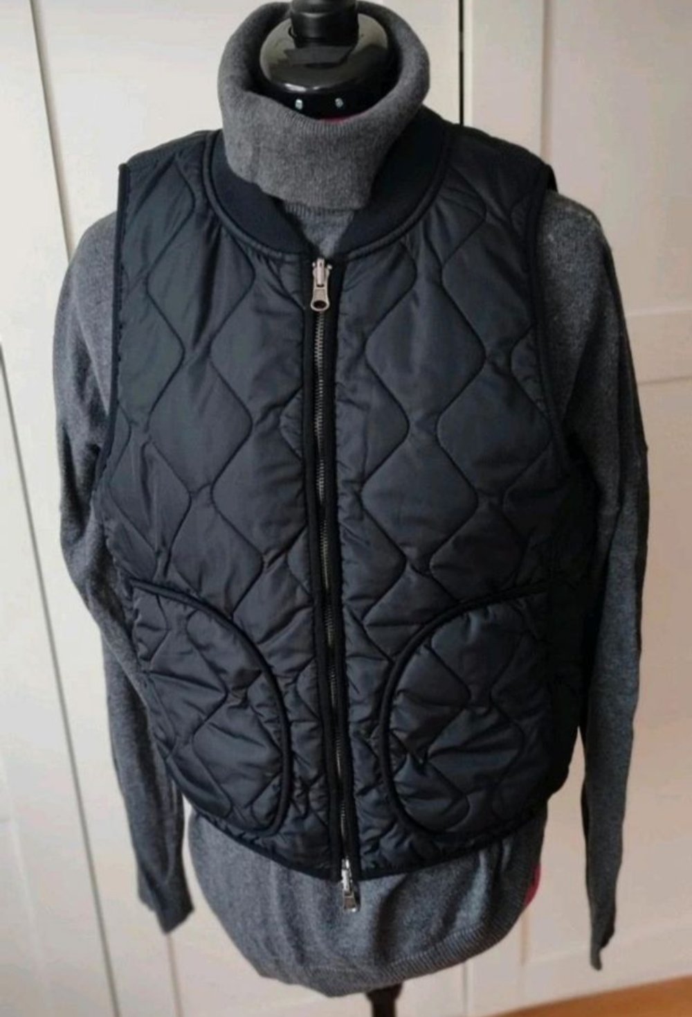 Ärmellose Steppweste Wendeweste