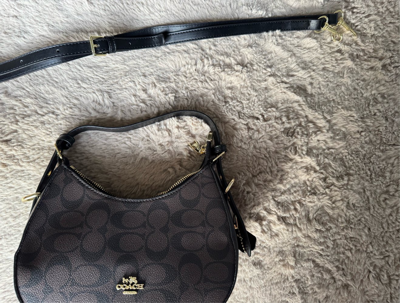 Neue Coach Tasche Braun