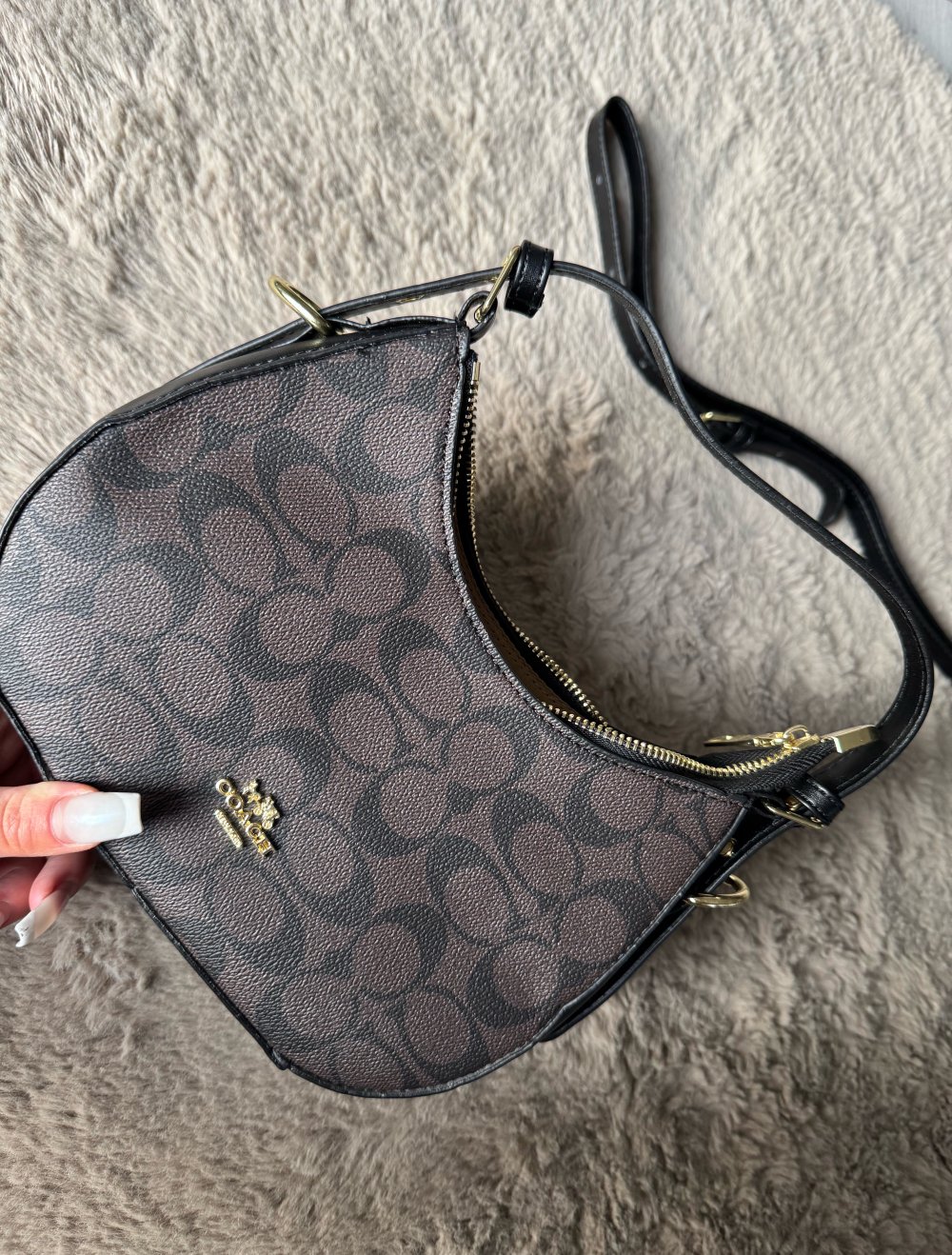 Neue Coach Tasche Braun