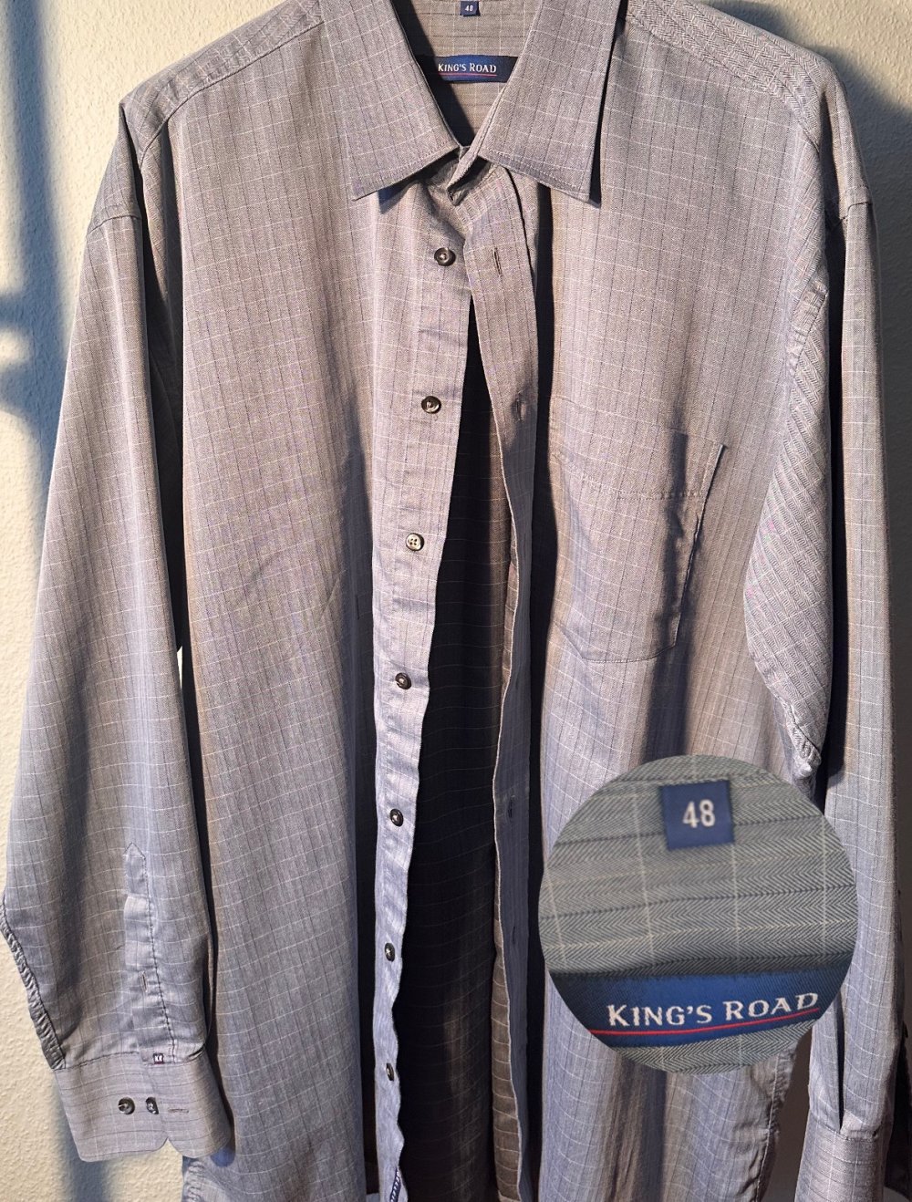 Herrenhemden „King’s Road“ – große Größen (XXXL–5XL) – Vintage / Klassiker