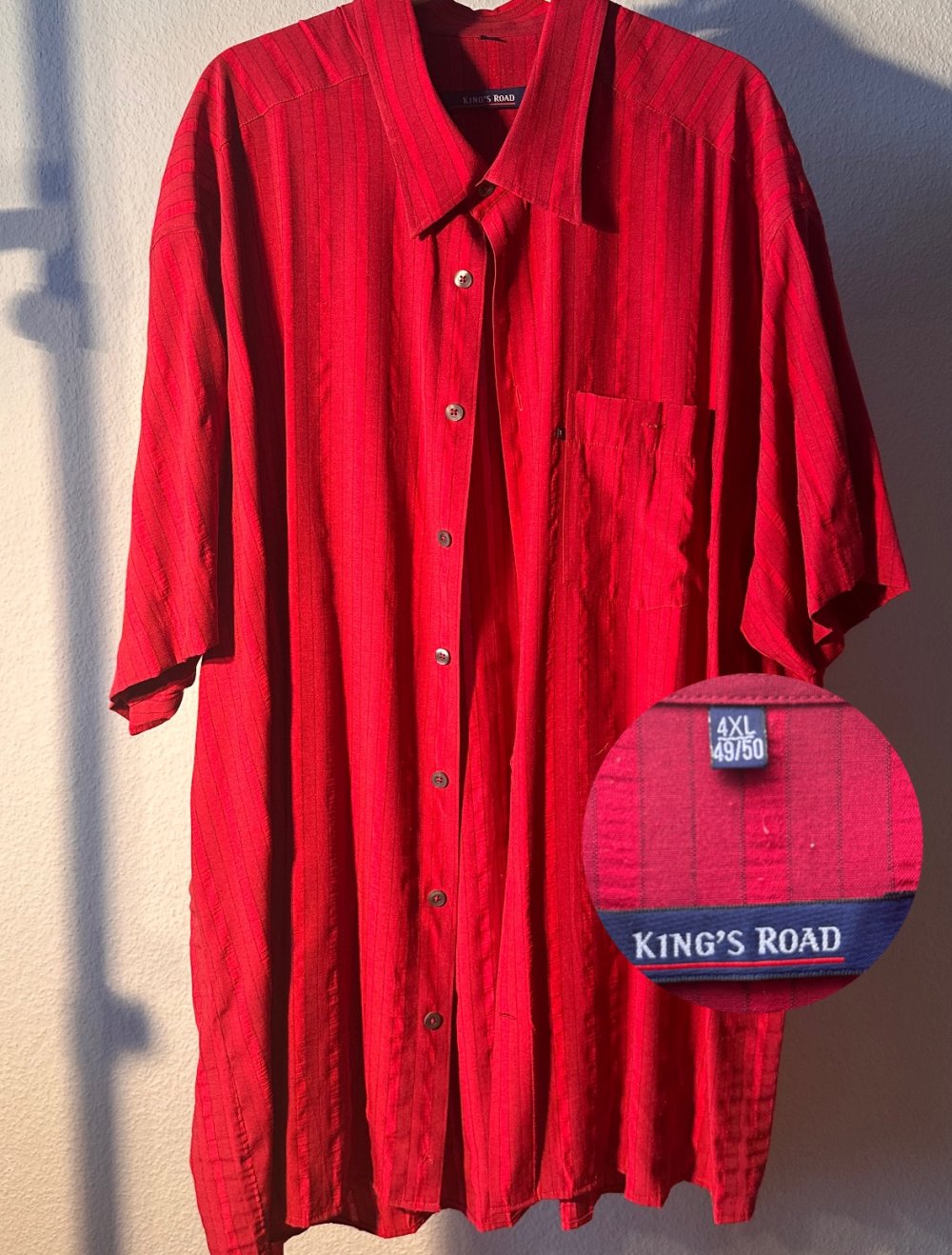 Herrenhemden „King’s Road“ – große Größen (XXXL–5XL) – Vintage / Klassiker