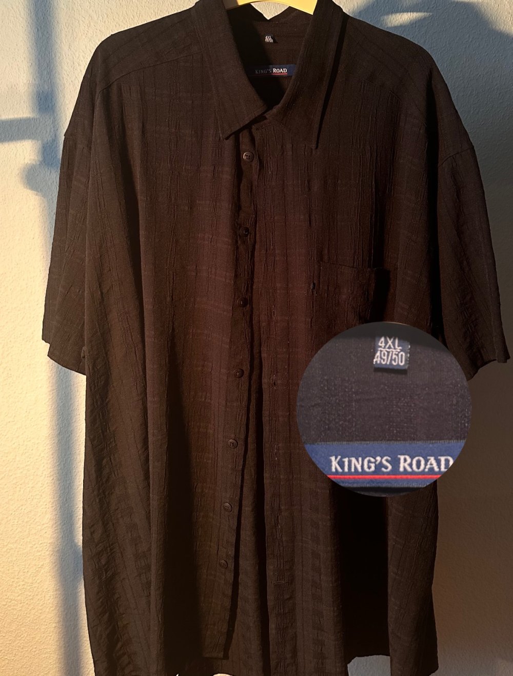 Herrenhemden „King’s Road“ – große Größen (XXXL–5XL) – Vintage / Klassiker