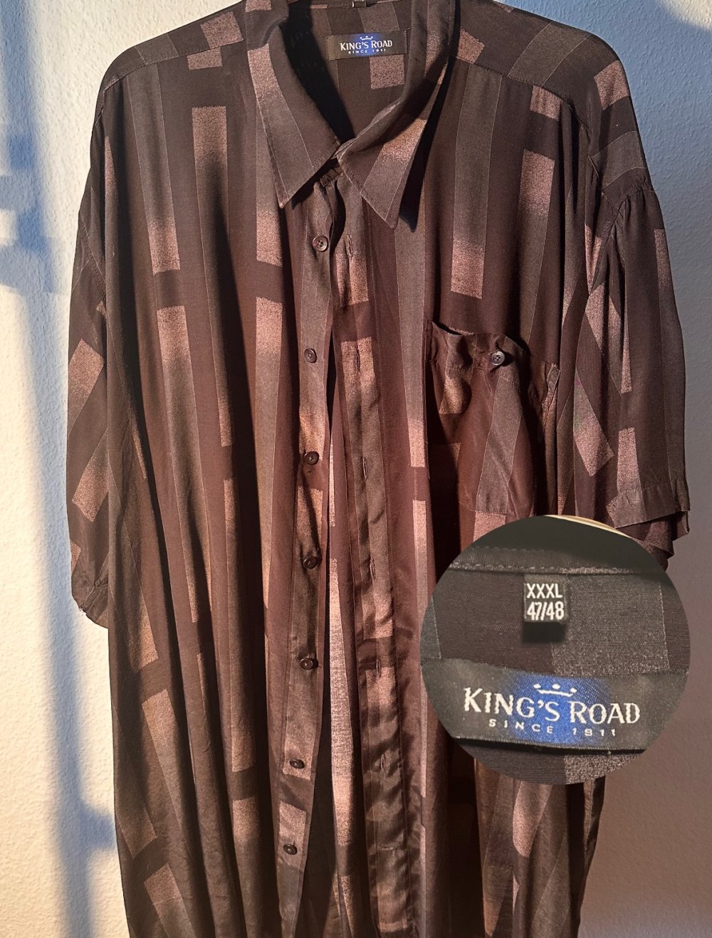 Herrenhemden „King’s Road“ – große Größen (XXXL–5XL) – Vintage / Klassiker