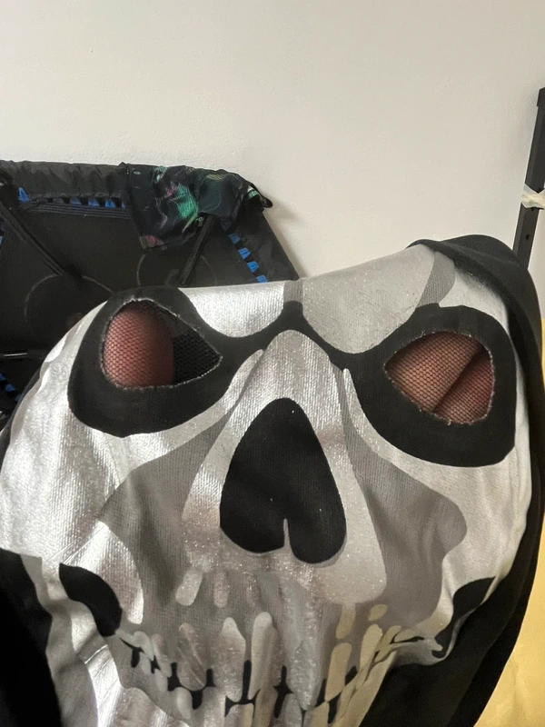 Skelett-Kostüm / Reaper-Set