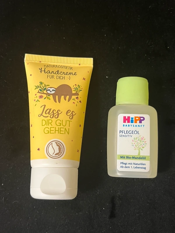 Wellness-Set: Naturkosmetik Handcreme & HiPP Pflegeöl 