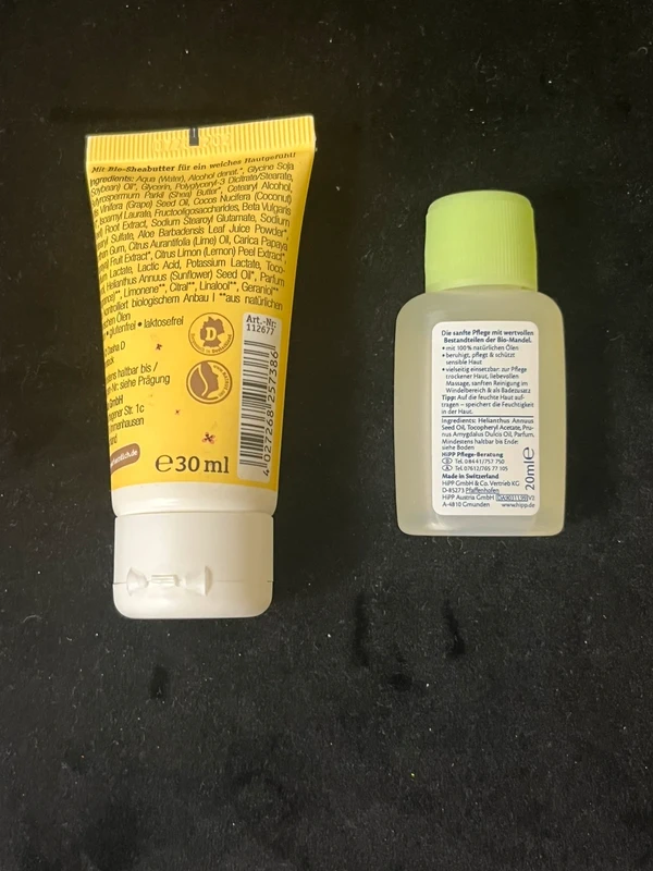 Wellness-Set: Naturkosmetik Handcreme & HiPP Pflegeöl 