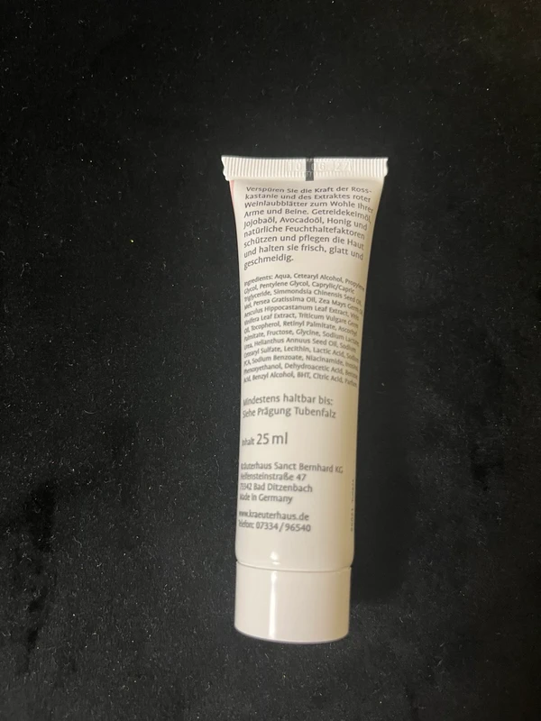 Rosskastanien-Weinlaub-Creme von Kräuterhaus Sanct Bernhard