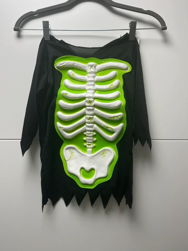 Cooles Skelett-Kostüm für kleine Grusel-Fans!