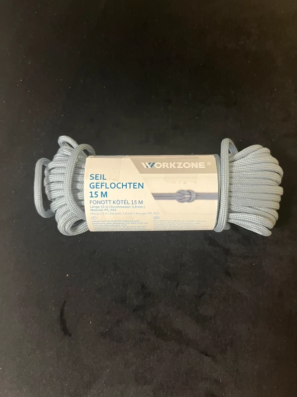 Workzone Geflochtenes Seil - 15m - NEU