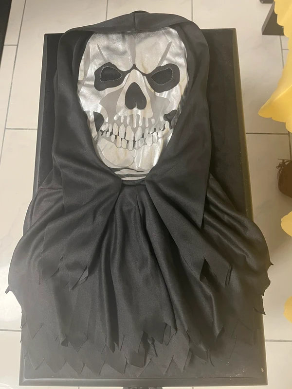 Skelett-Kostüm / Reaper-Set