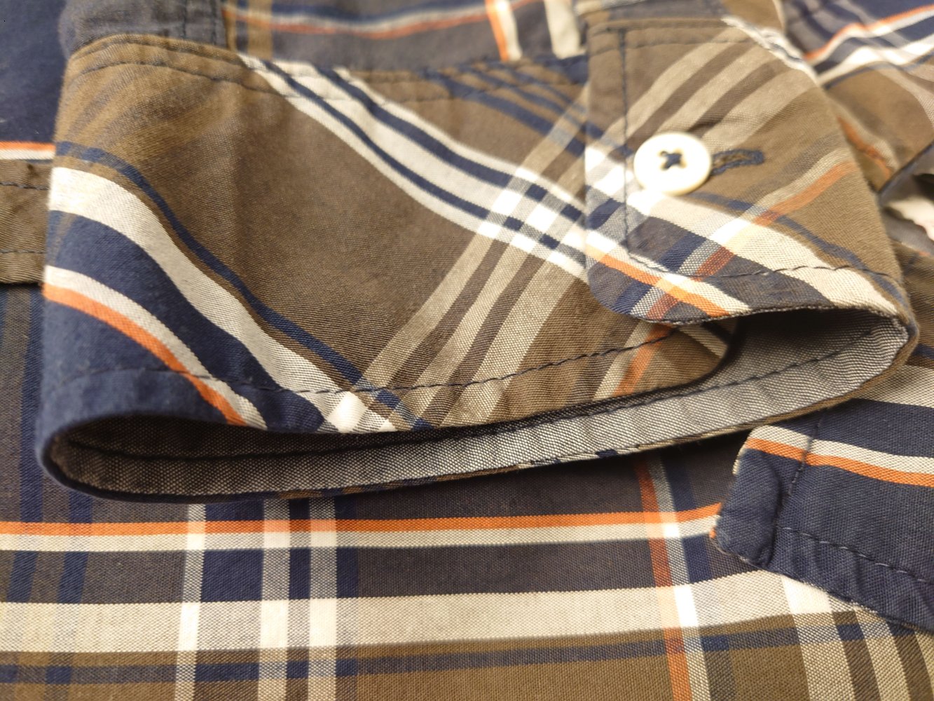 Mustang XL Brust 123 cm Taille 119 cm slim fit Langarm-Hemd