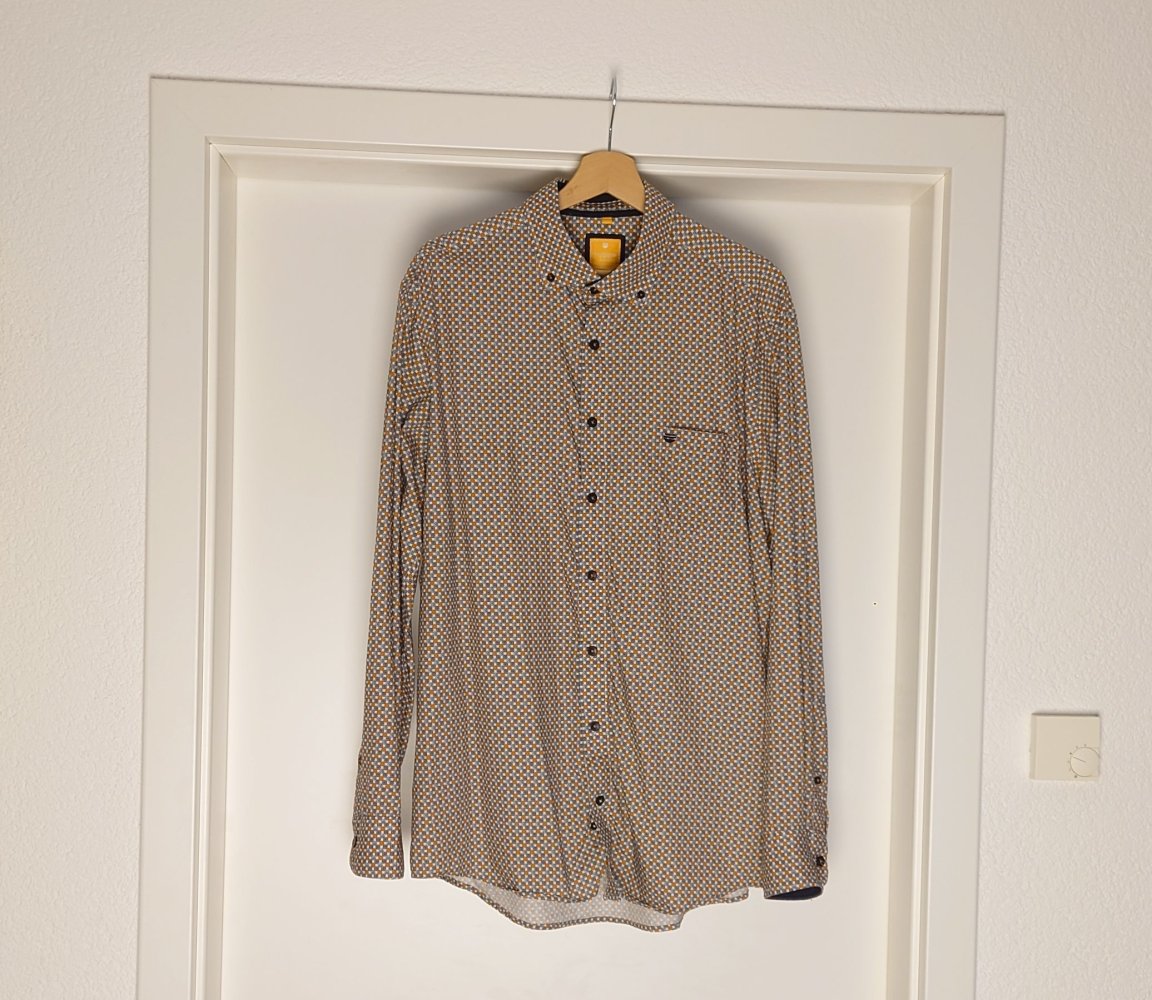 Redmond Casual 43/44 XL Brust 132 cm Taille 123 cm Langarm-Hemd