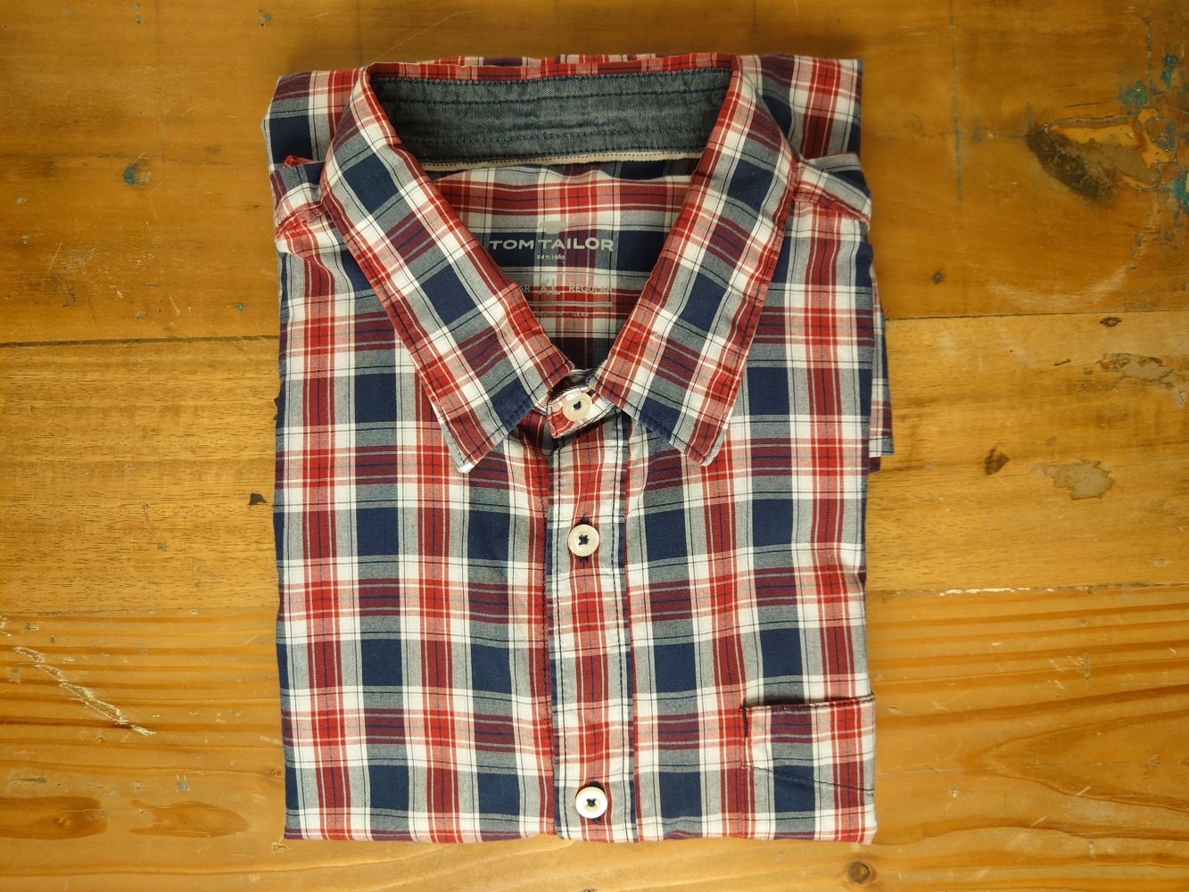 Tom Tailor XL Brust 128 cm Taille 120 cm Regular Langarm-Hemd