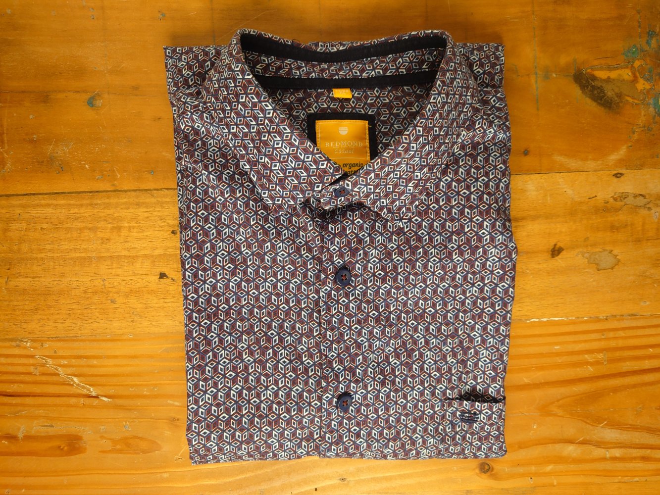 Redmond Casual 43/44 XL Brust 130 cm Taille 121 cm Langarm-Hemd