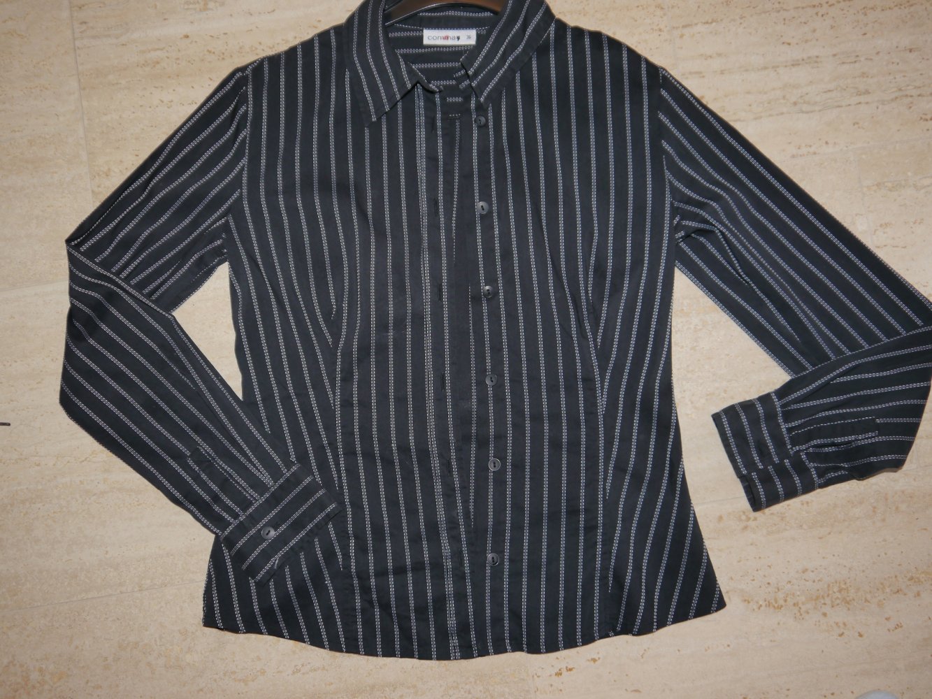 Bluse Comma Gr. 36 gestreift