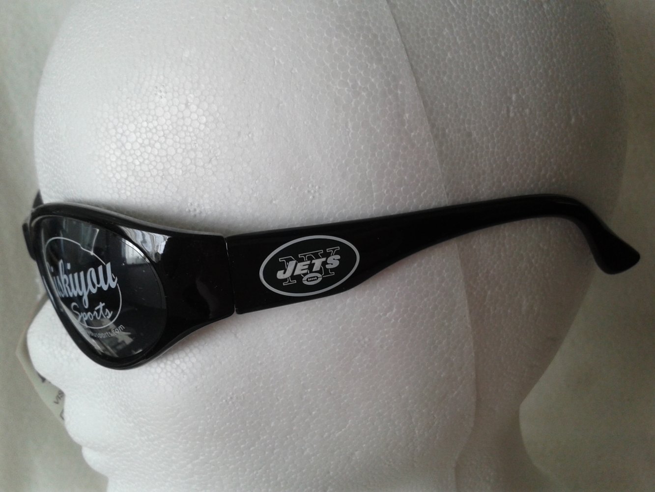 New York Jets Sonnenbrille Herrenbrille Original NFL Football gebrauchter Artikel 1A Zustand