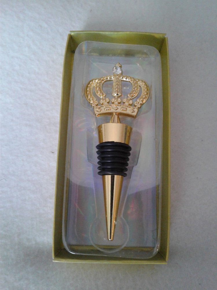 Weinstopper Flaschenstopper Korken aus Metall