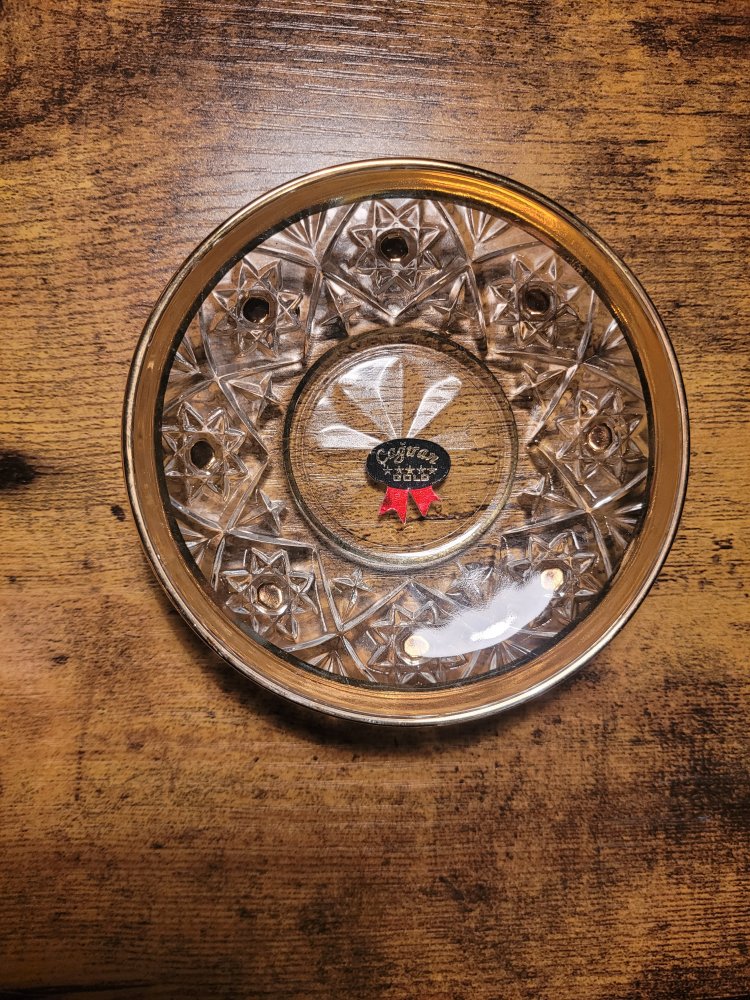 Türkisches Teeglas mit Goldrand 