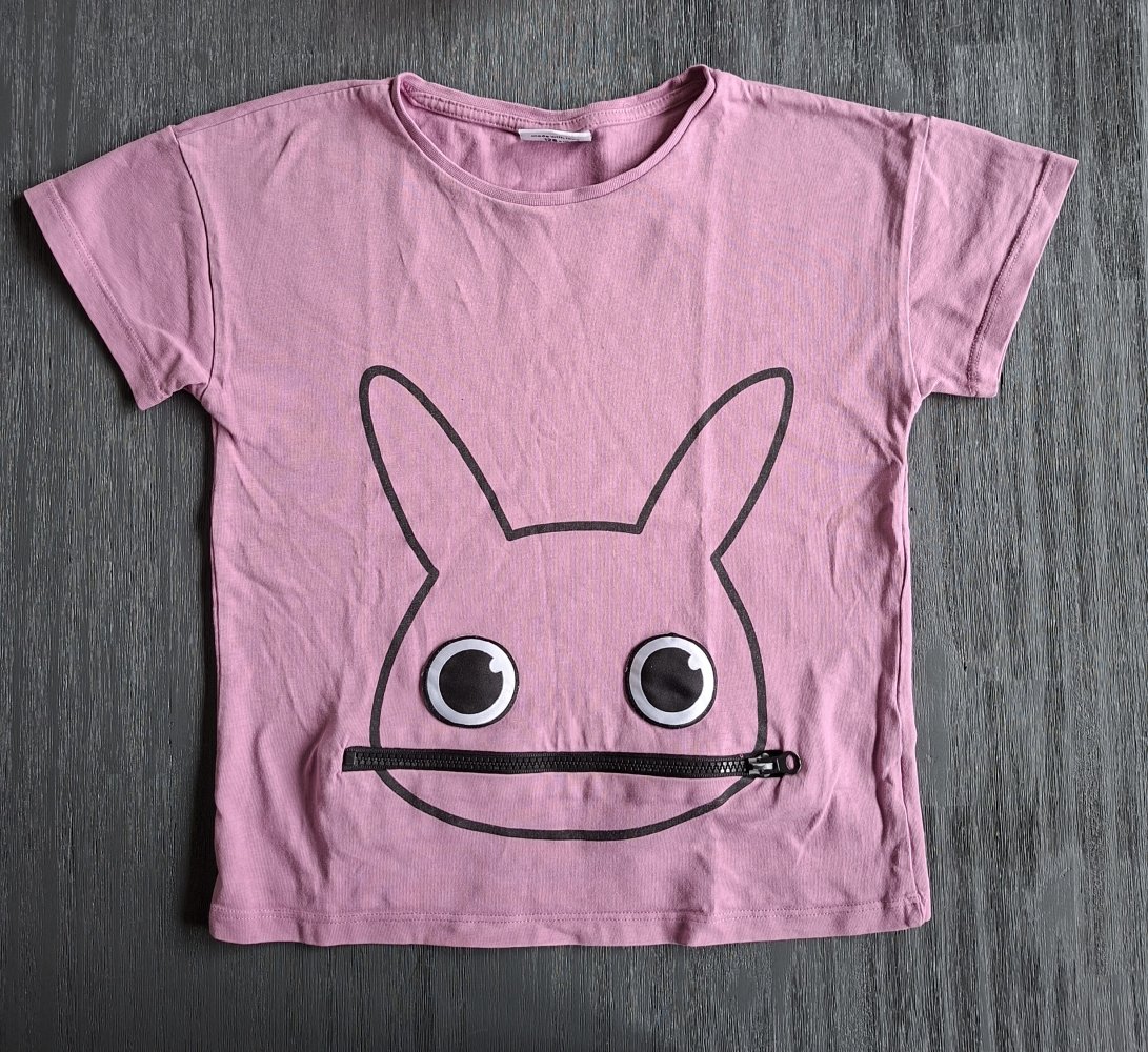 T-Shirt mit Reißverschluss unisex 