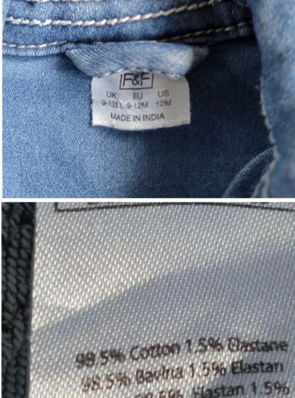 Schmal geschnittene Jeansjacke