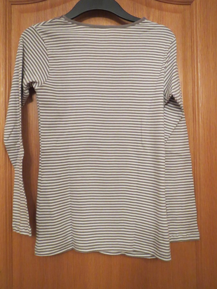 Shirt, Gr.38/M, gestreift, Langarm