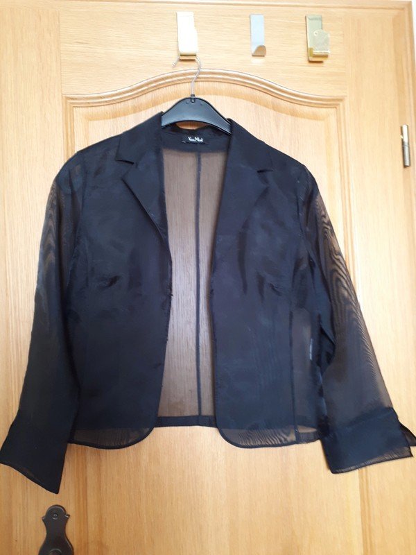 Kleid mit Chiffon Blazer, Gr.36/38, Abendkleid