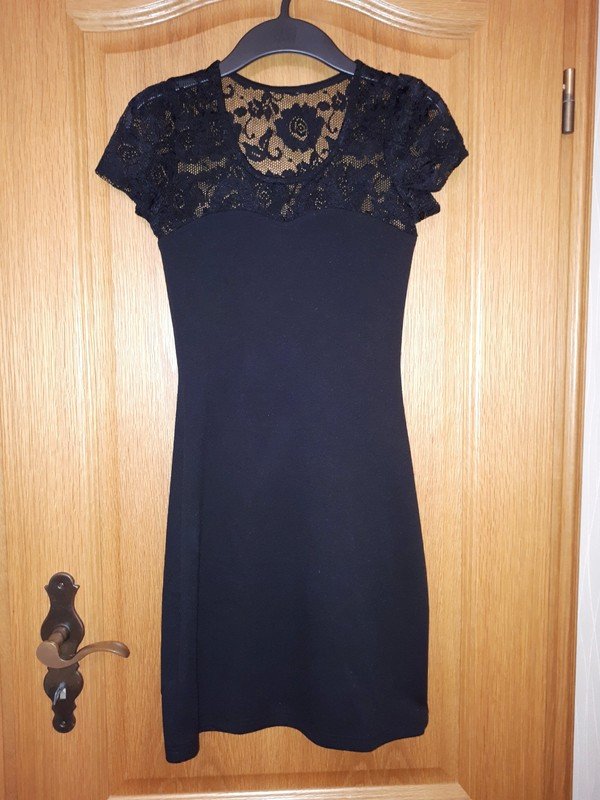 Kleid, Gr.S-XS, schwarz, schick