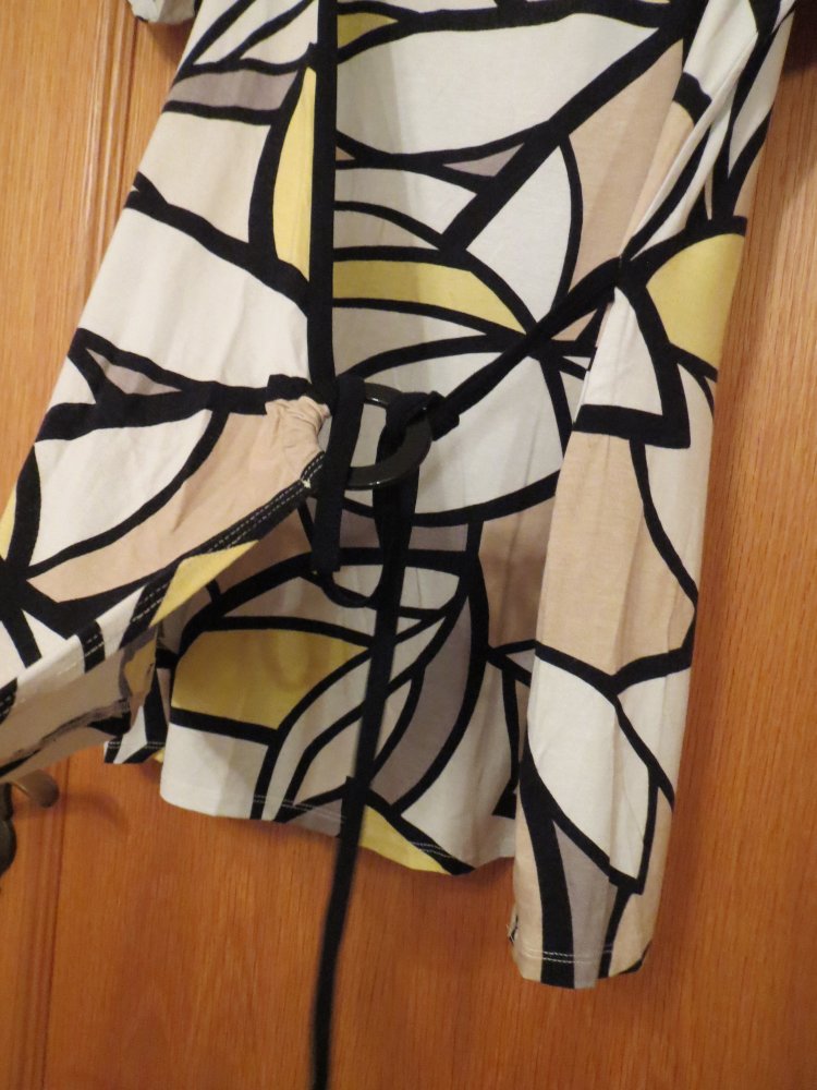 2-Teiler Bluse und Rock, Gr.42/44, bunt