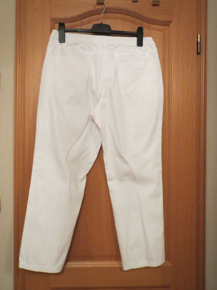 Hose, Jeans, Gr.44/L, weiß