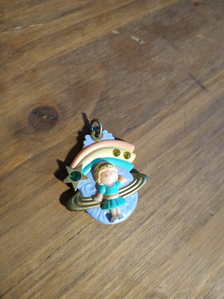 Polly Pocket Shooting Star Necklace 1992 Rar selten Sammlerstück