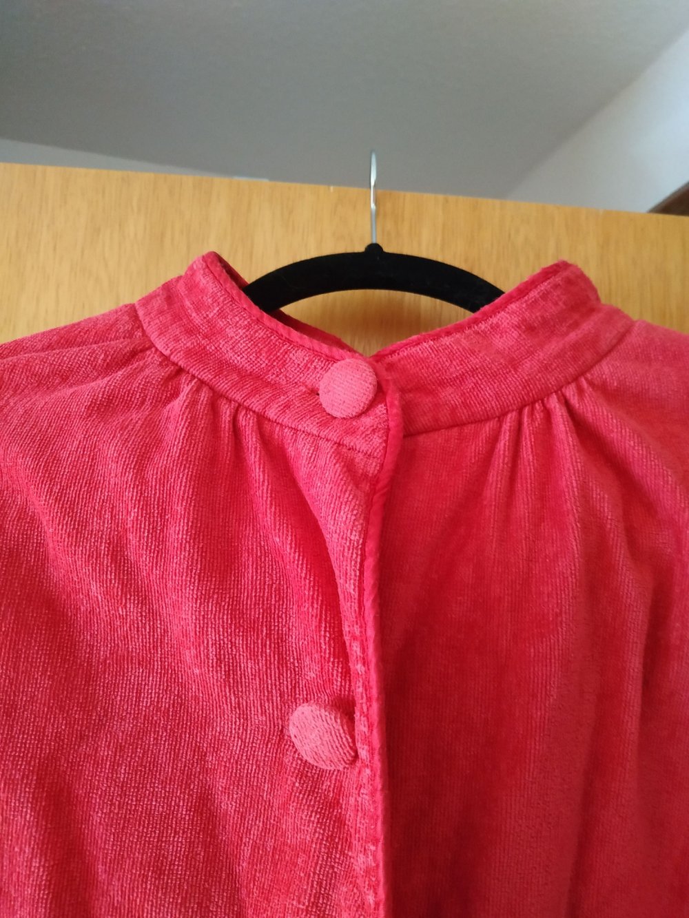 Vintage Triumph 60s 60er Jahre Frottee Bademantel Magenta