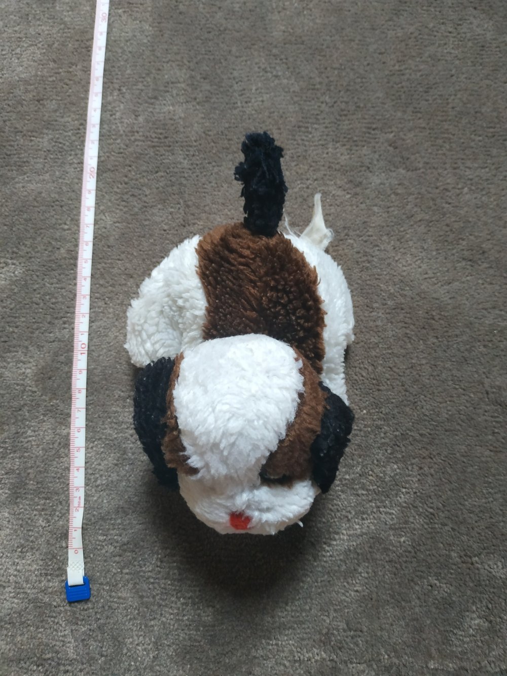 Vintage Hund Kuscheltier Plüschtier Stofftier