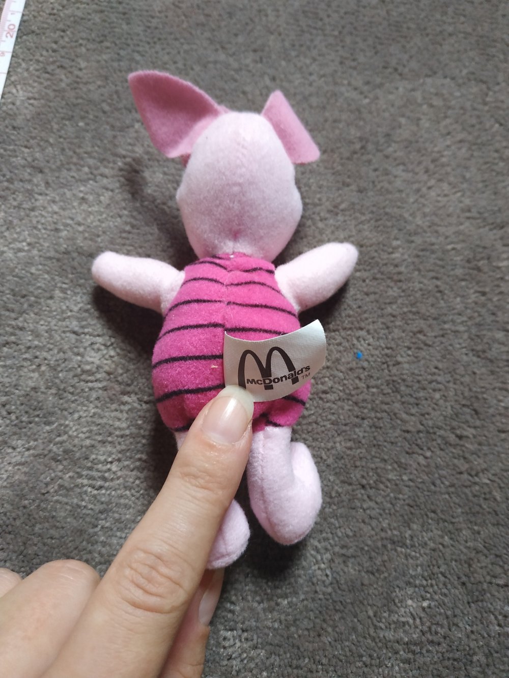 Disney 2002 McDonalds Happymeal Ferkel Kuscheltier Plüschtier Stofftier