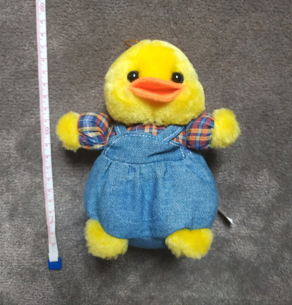 Vintage Küken Kuscheltier Stofftier Plüschtier Tasche