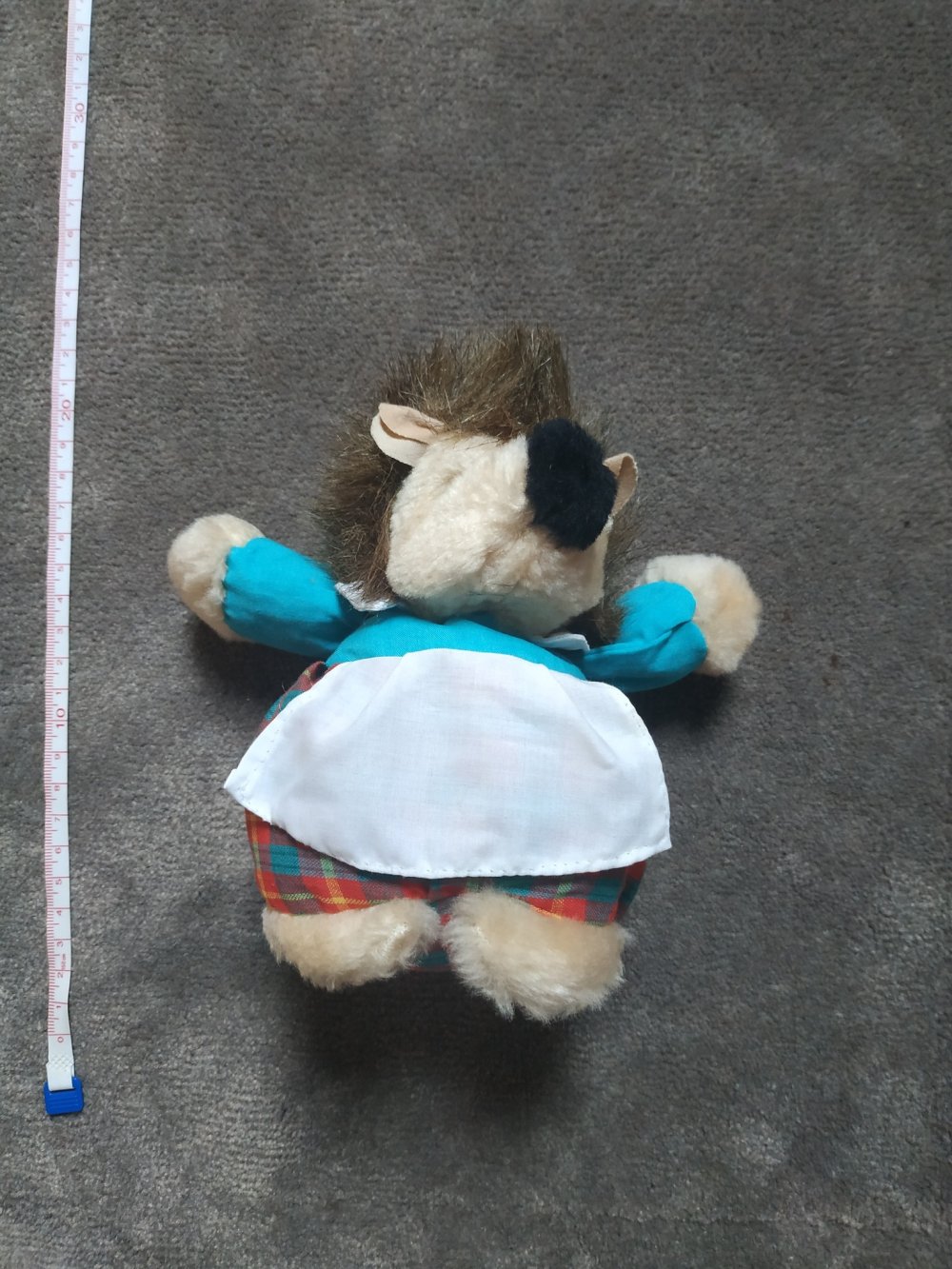 Vintage Igel Kuscheltier Plüschtier Stofftier