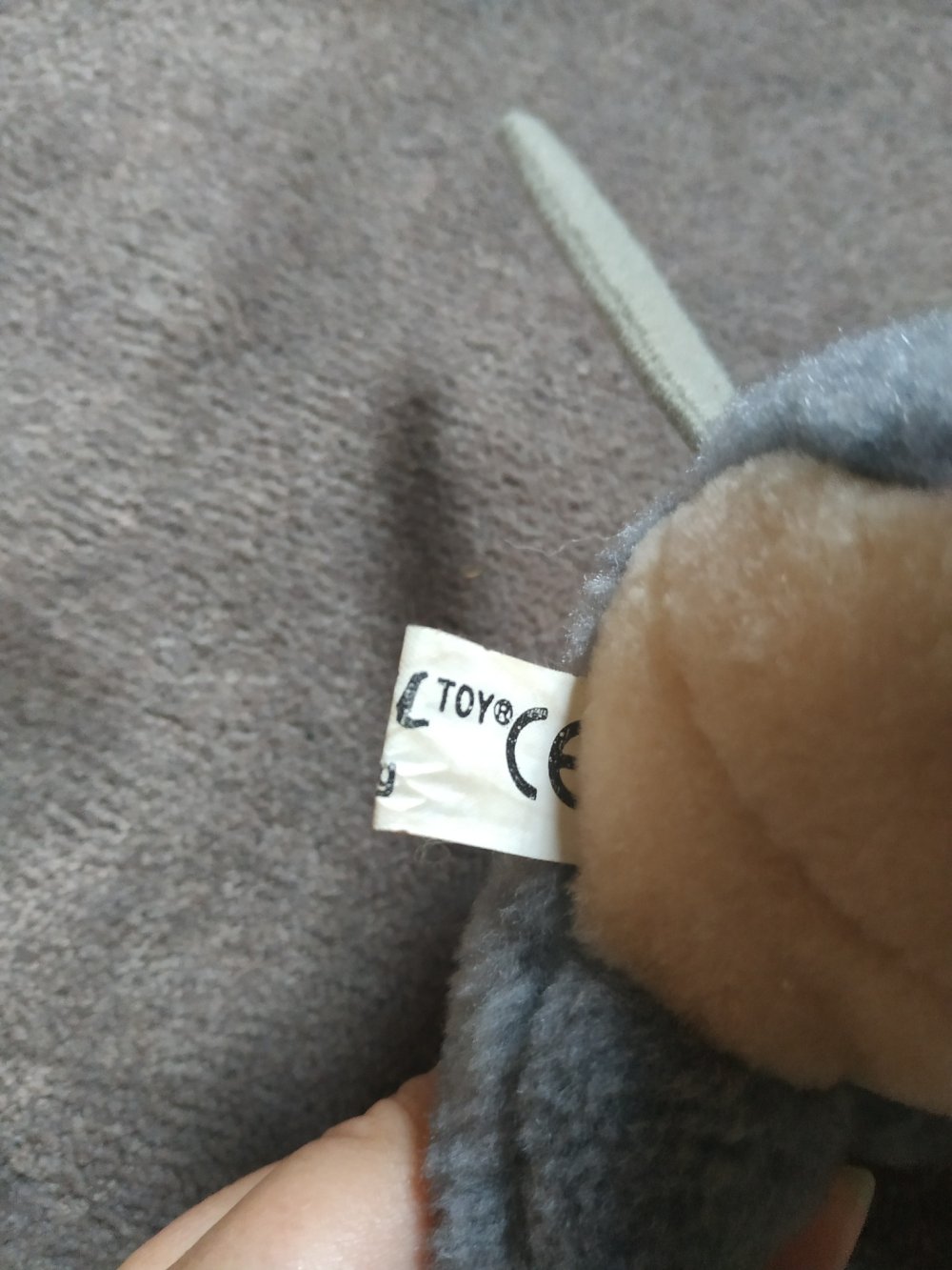Vintage Maus Kuscheltier Plüschtier Stofftier