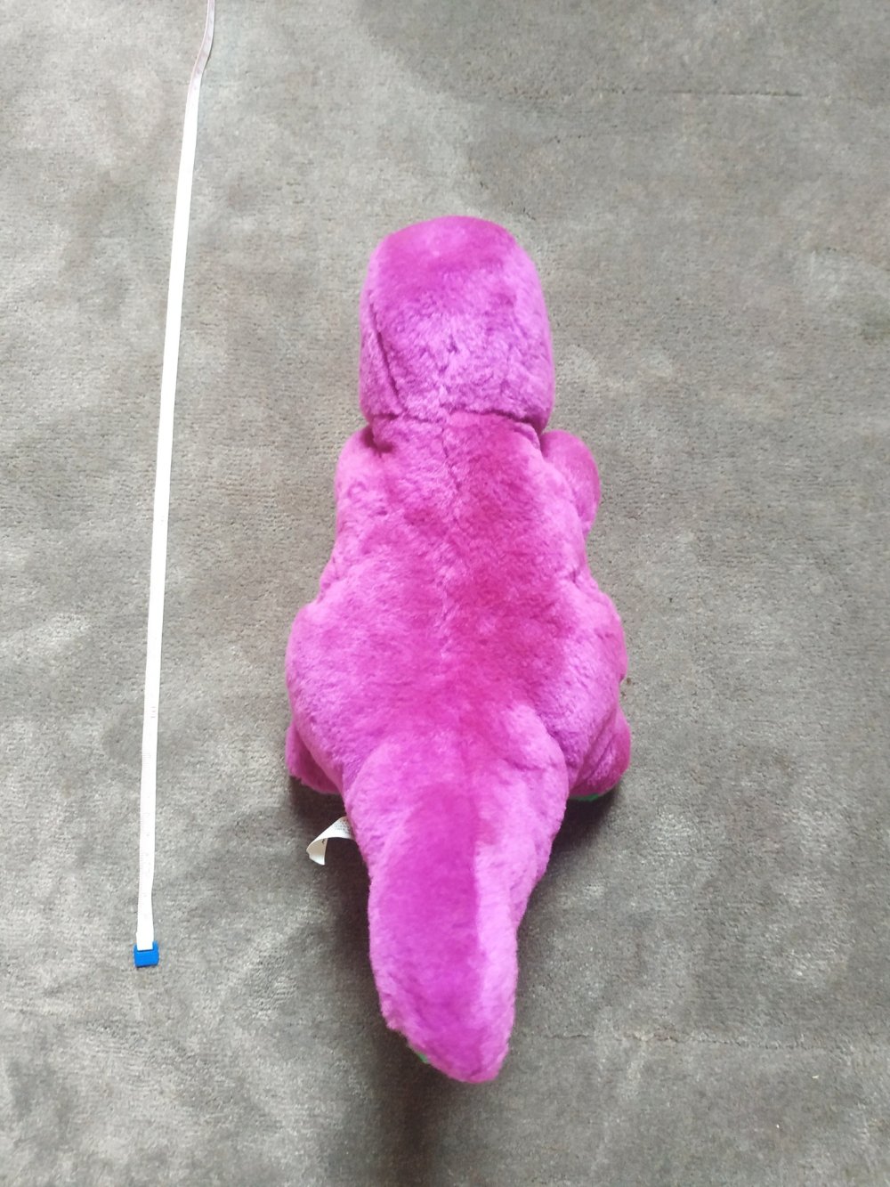 Vintage 90s Barney Dino Kuscheltier Stofftier Plüschtier