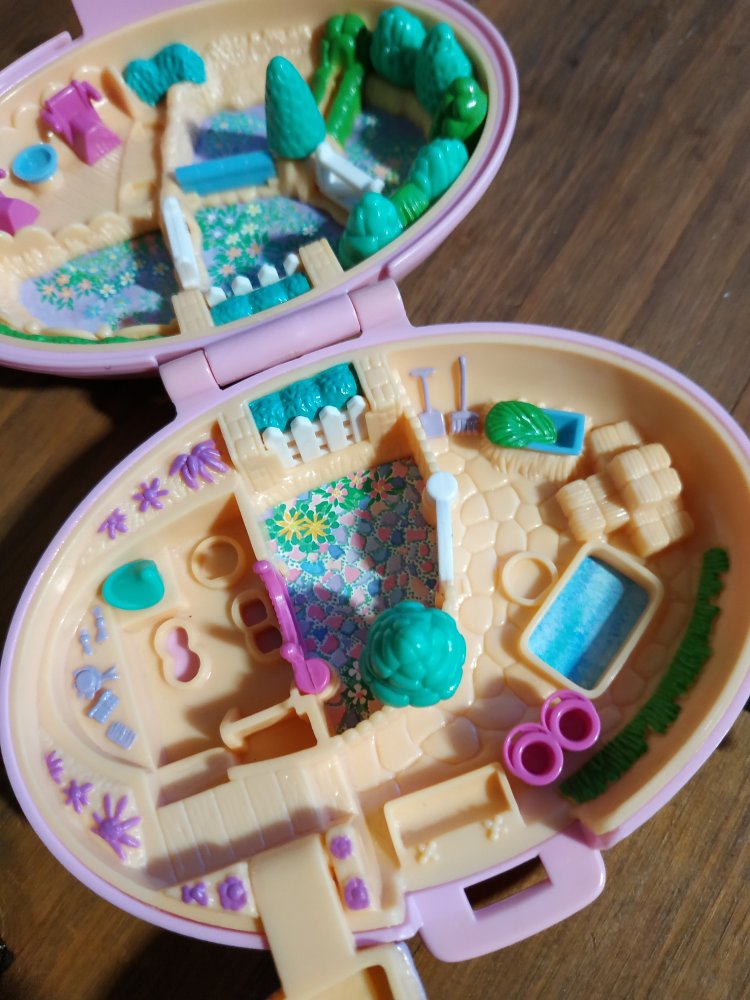 Polly Pocket Shetland Pony Stable 1995 Sammlerstück