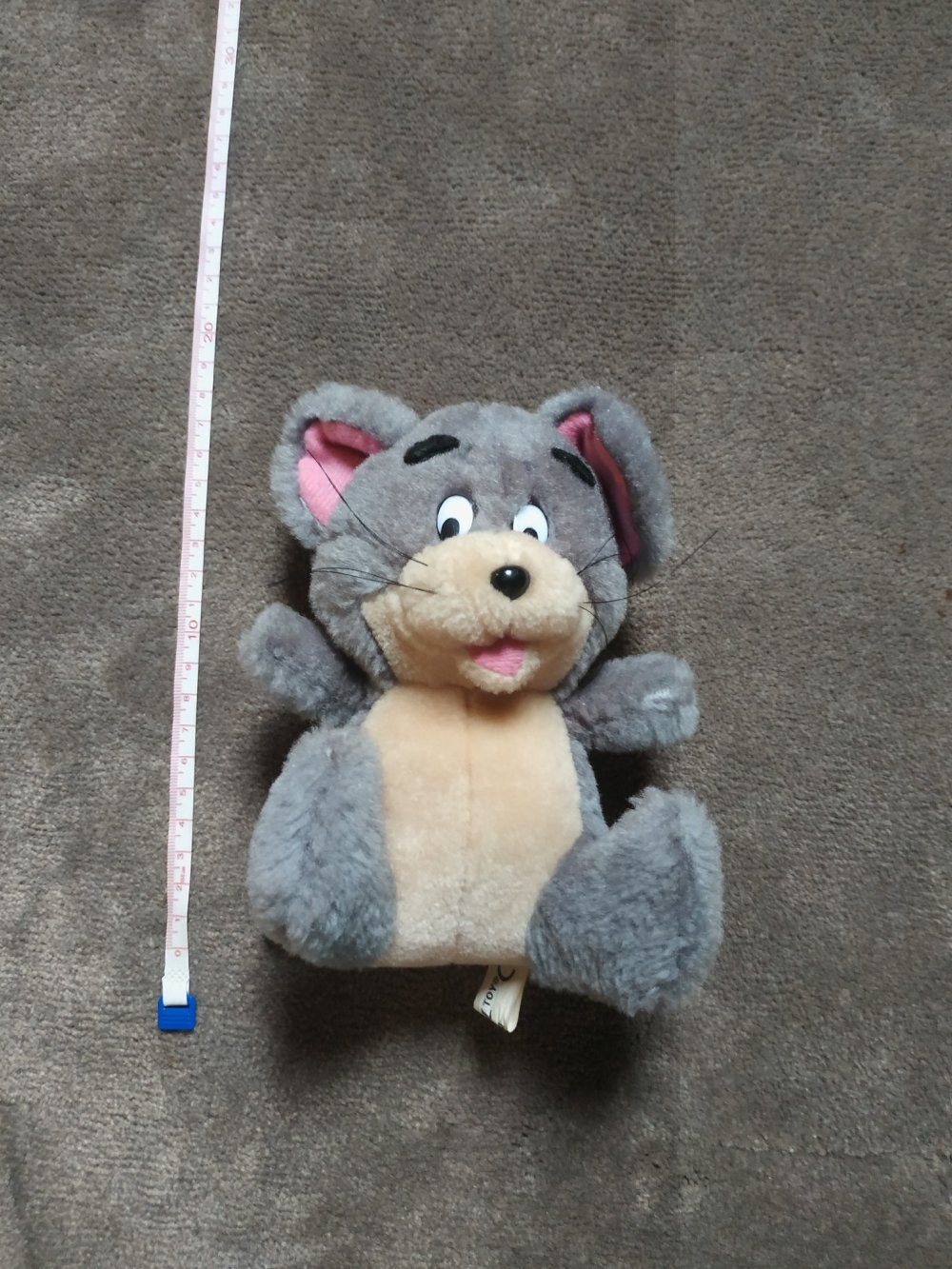 Vintage Maus Kuscheltier Plüschtier Stofftier