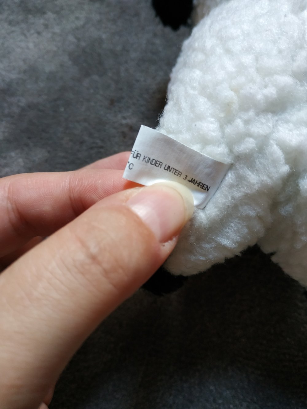 Vintage Schaf Kuscheltier Plüschtier Stofftier
