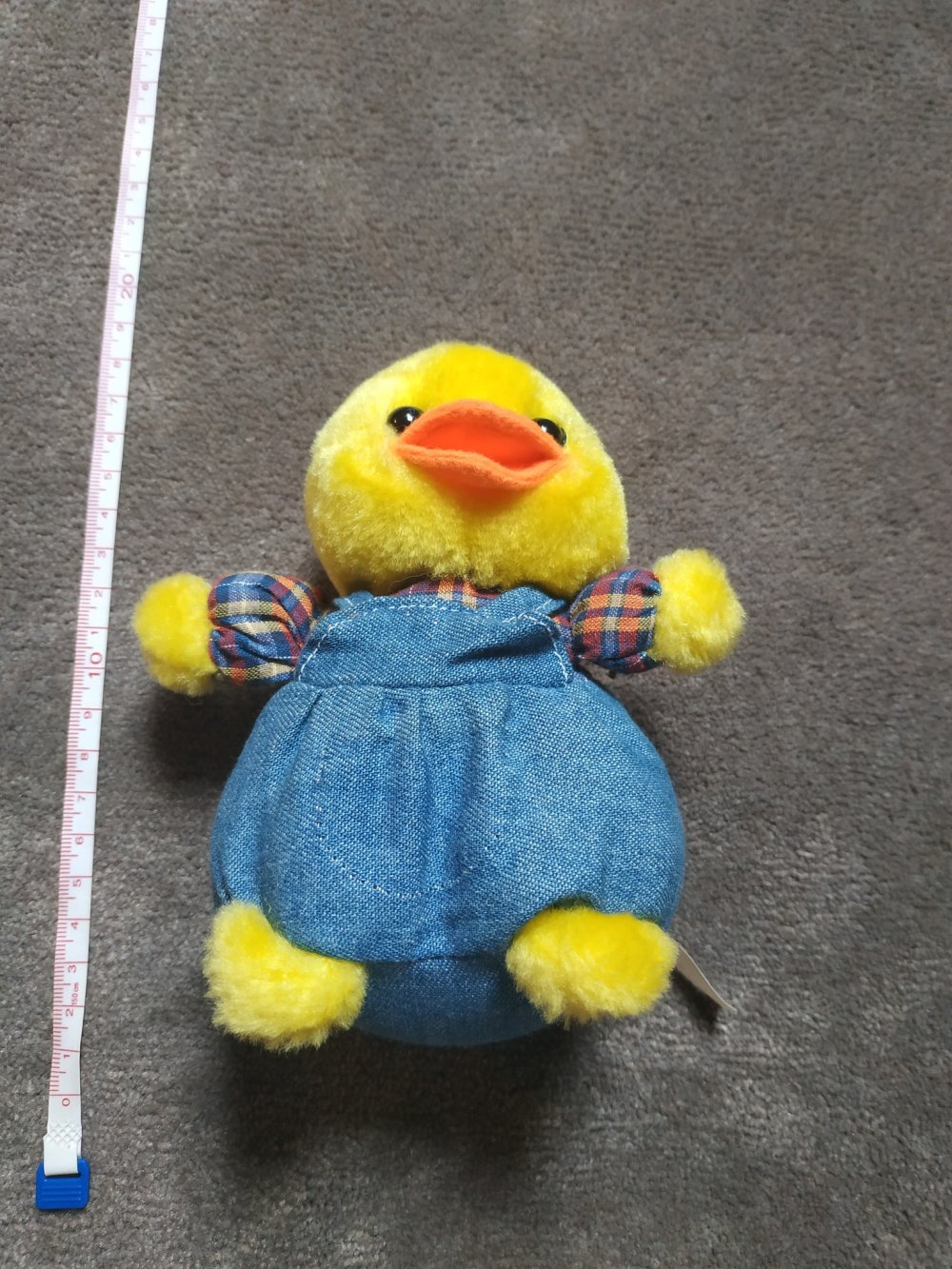 Vintage Küken Kuscheltier Stofftier Plüschtier Tasche