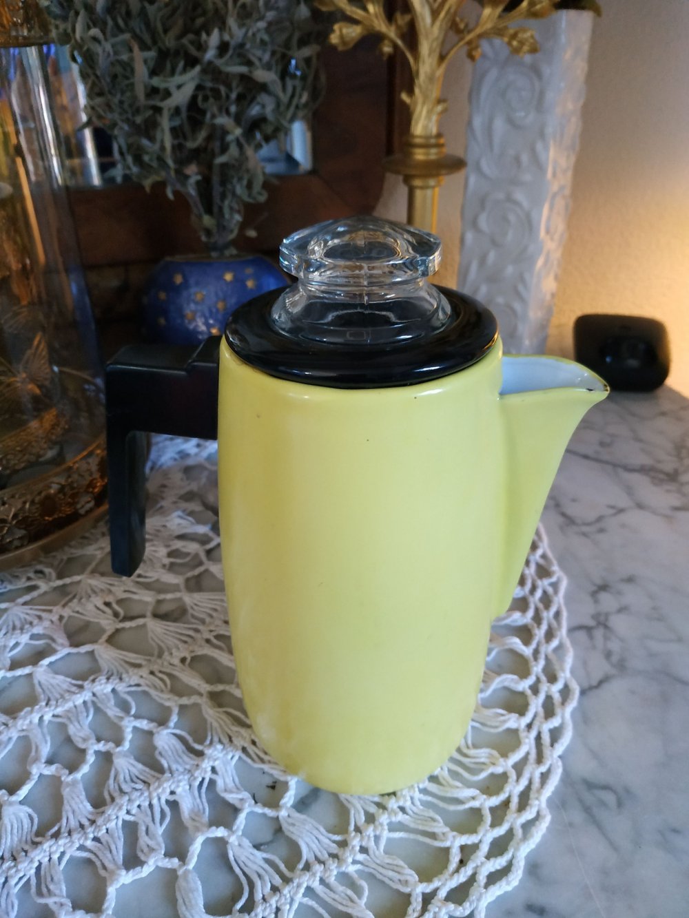 True Vintage Kaffee Kanne Perkolator 50s 60s 50er 60er