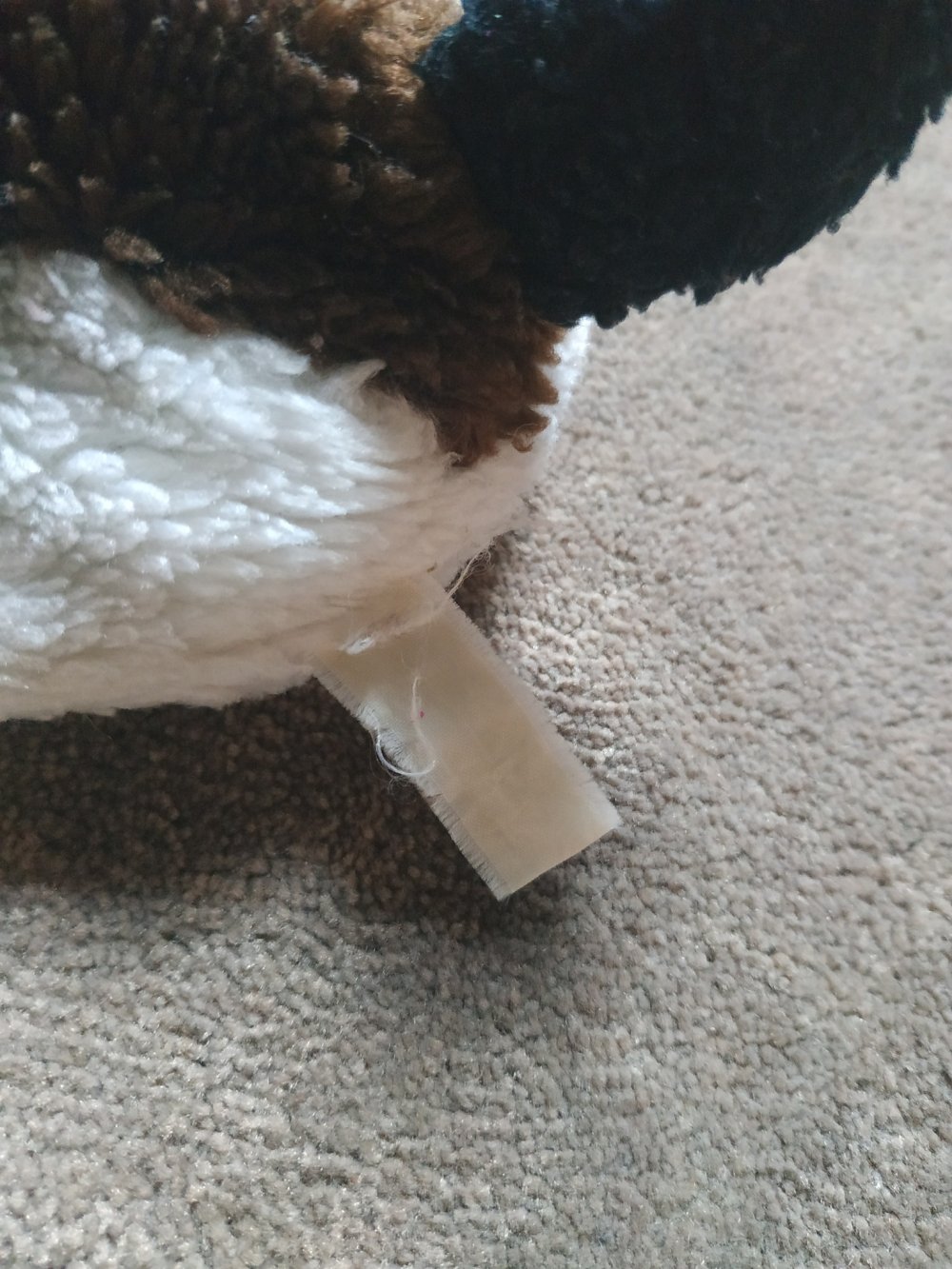 Vintage Hund Kuscheltier Plüschtier Stofftier