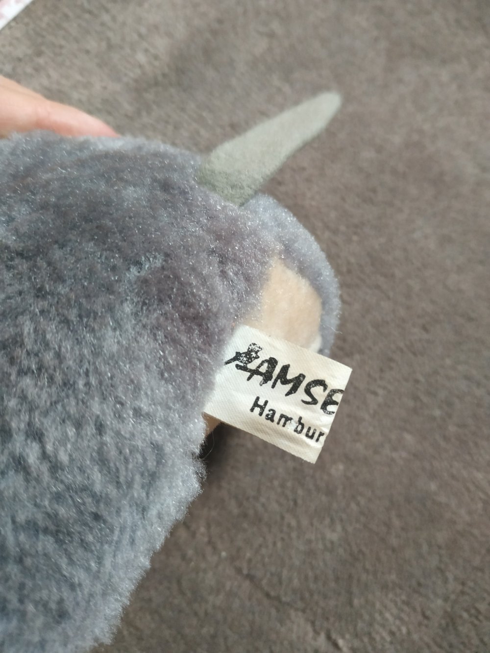 Vintage Maus Kuscheltier Plüschtier Stofftier